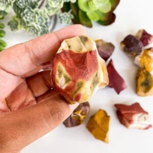 Raw Mookaite Jasper from India