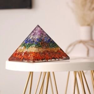 7 Chakra Orgone Pyramid