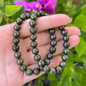 Buy Natural Pyrite Gemstone Bracelet