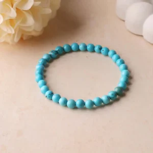 Natural Turquoise Howlite Bracelet